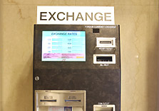 自動外貨両替機